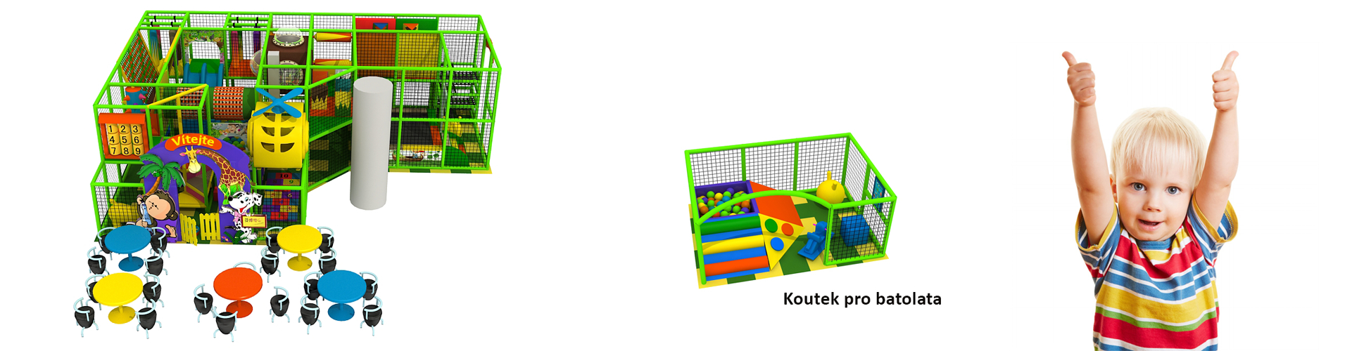 hřiště dětské do kavarny